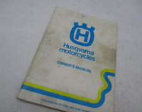 Vintage Original Husqvarna Husky 1970s Motocross Owner's Manual Book