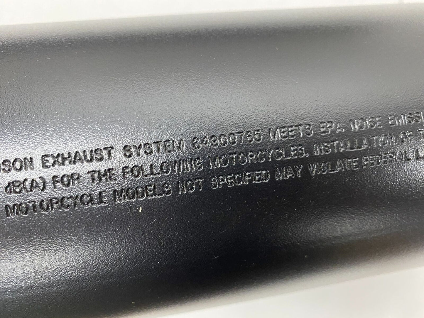 Harley Davidson New Take Offs Black Stock Mufflers 64900765 & 64900766