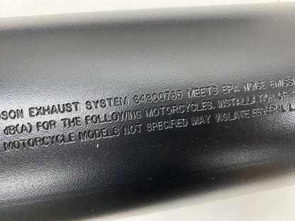 Harley Davidson New Take Offs Black Stock Mufflers 64900765 & 64900766