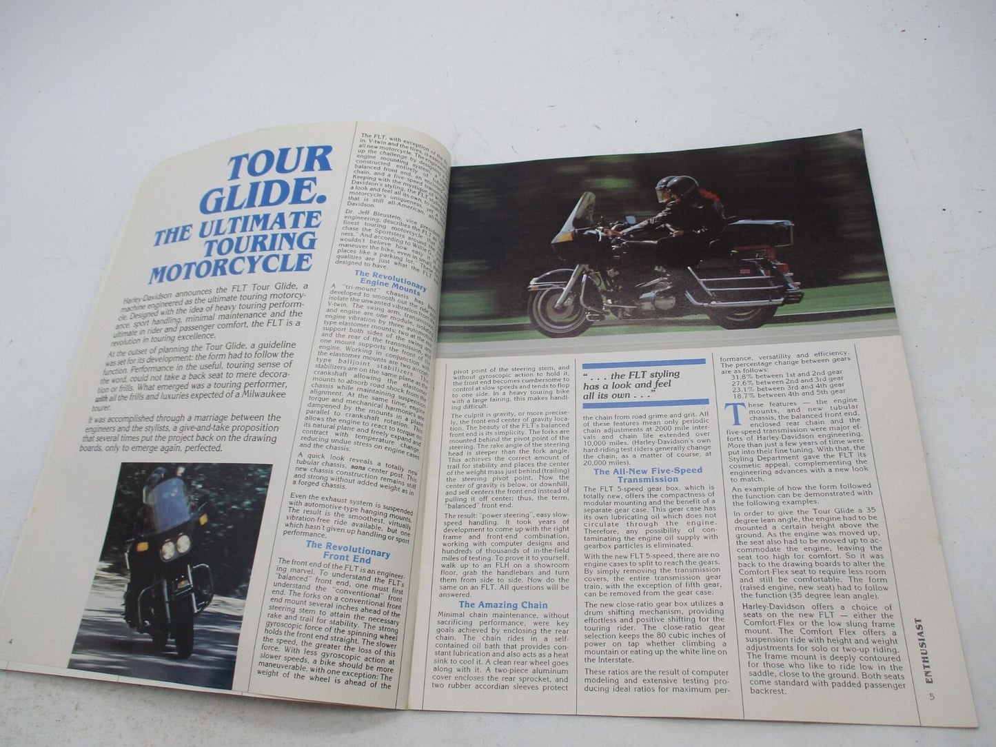 Harley Davidson Enthusiast Motorcycle Magazine Spring 1980