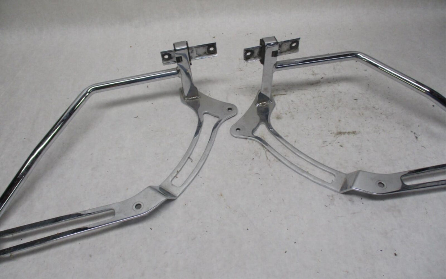 Harley Davidson Chrome Fender Strut Saddlebag Mounting Brackets