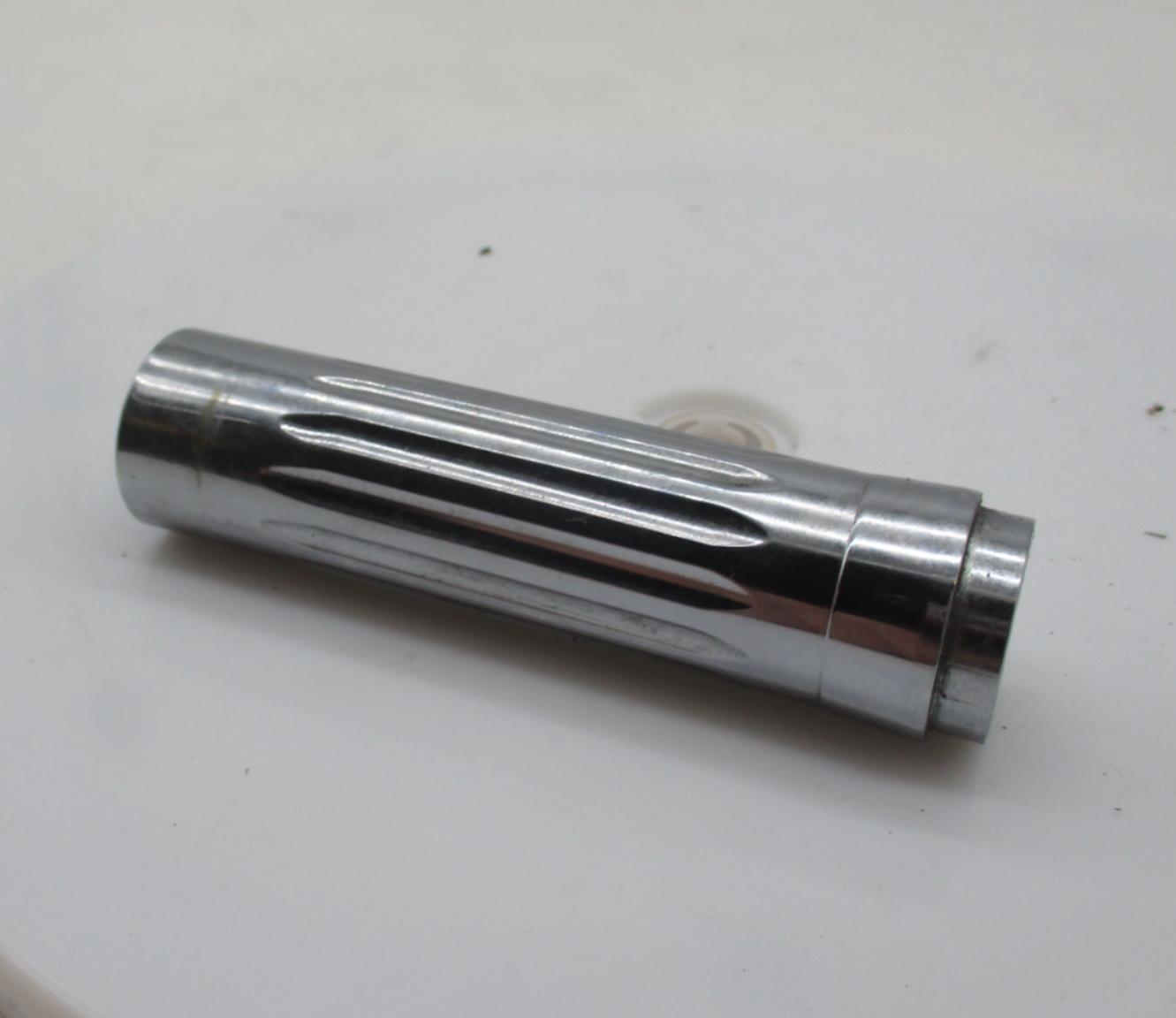 Harley Davidson Chrome Grooved Push Rod Tube Cover