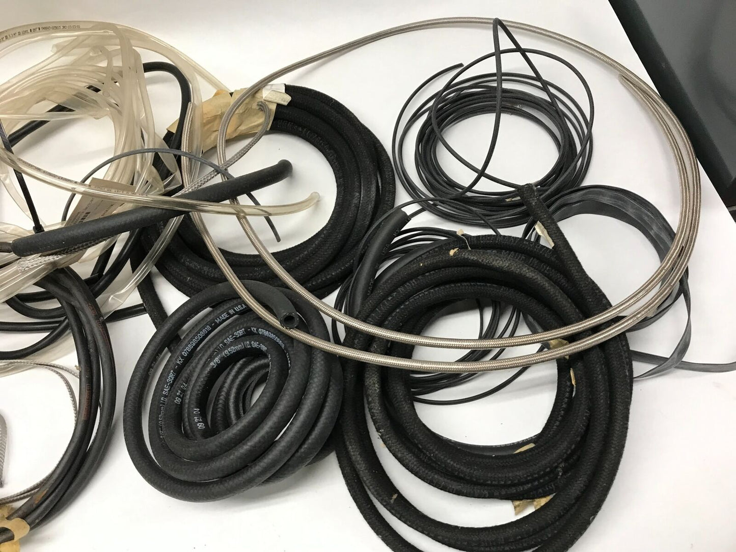 Huge Mixed Lot of Harley Mechanics Hoses Hose Lines Tubes Wiring