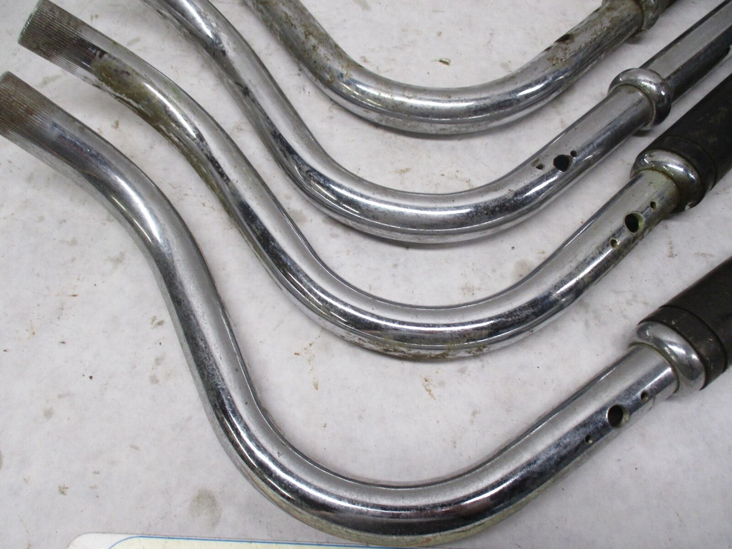 Lot of (4) Harley Ironhead Sportster Left Side Buckhorn Handlebars XLH XLCH KH