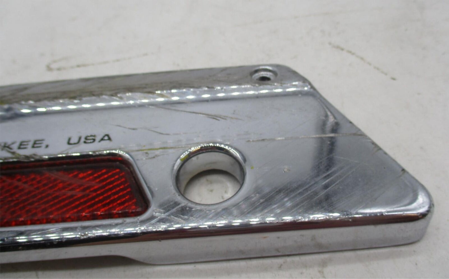 Harley Davidson Genuine Left Chrome Saddlebag Latch Hinge Face Plate 90603-93A