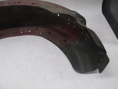 Harley Davidson Genuine Shovelhead Maroon 7" Rear Fender w/ Guide 97 Light