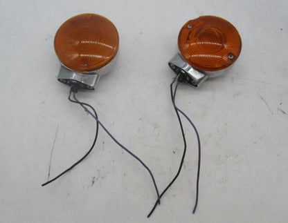 Pair of Harley Davidson Genuine Chrome Touring Turn Signals Electra Glide Road
