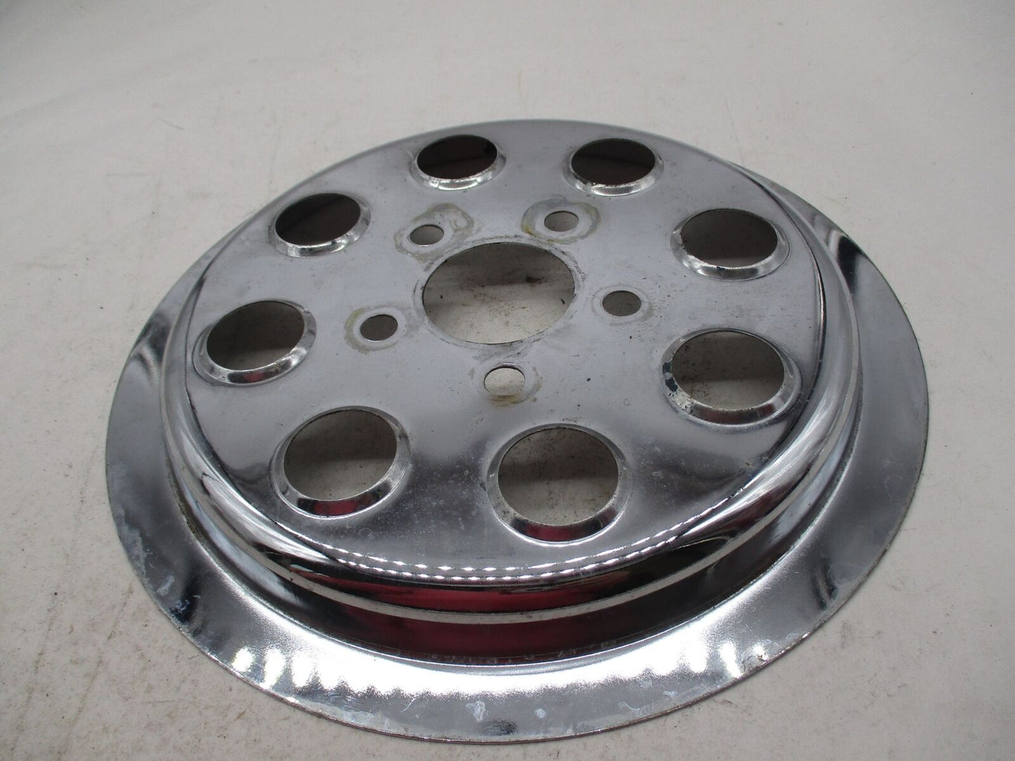 Harley Davidson 5 Hole Sprocket Chrome Cover 11" Diameter