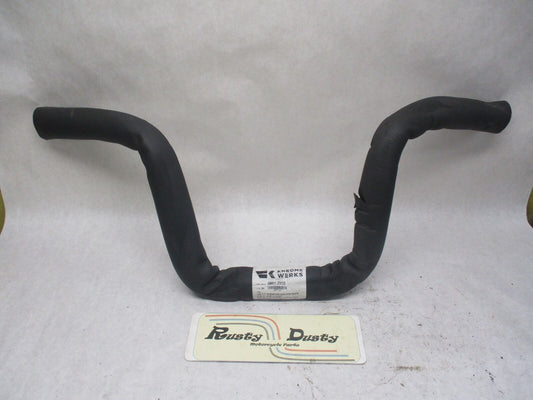 Harley  Khrome Werks NOS 1.25"x 12" Bobber Ape Black Handlebars 0601-2832