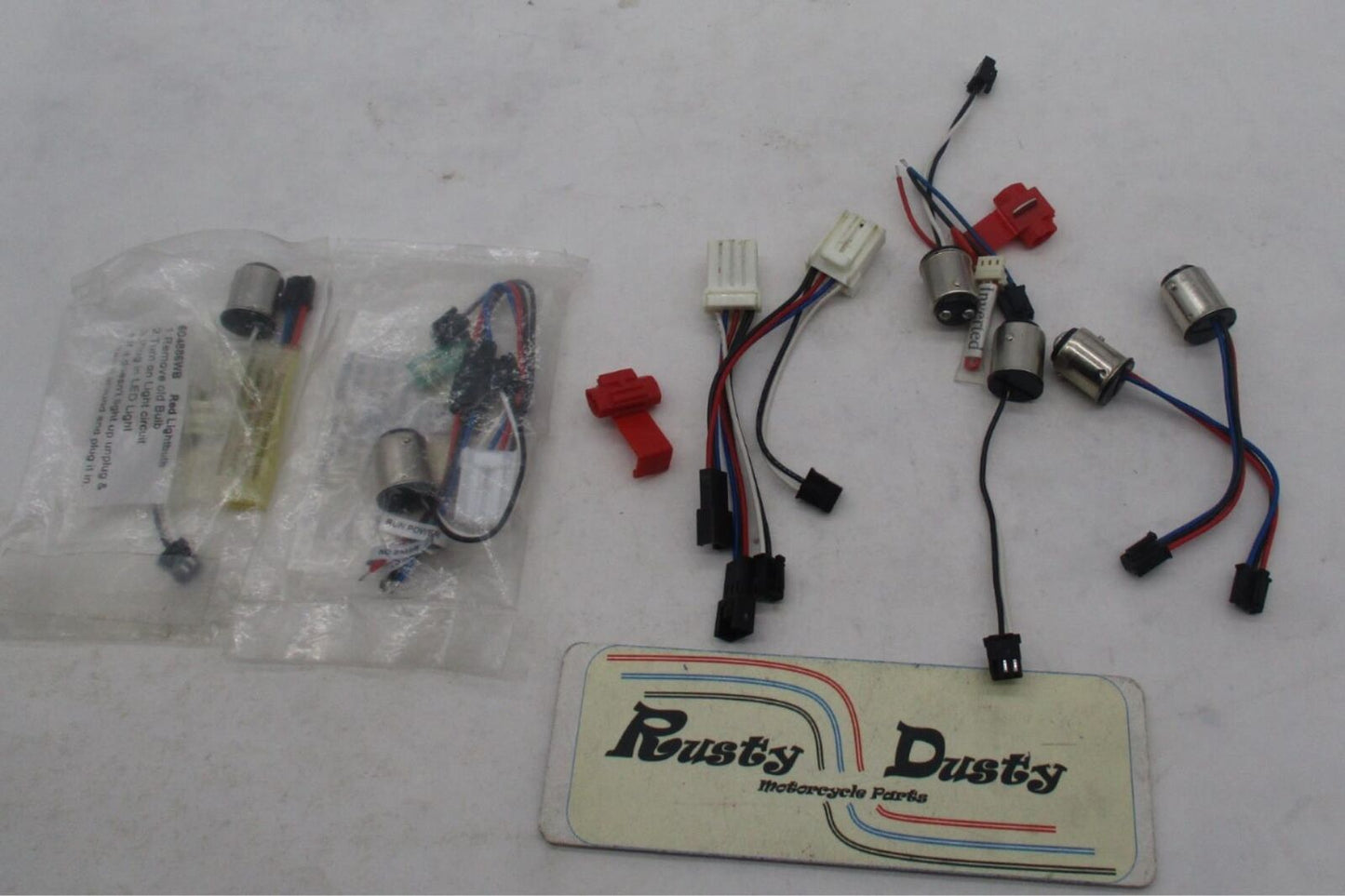 Large Mixed lot of Harley Davidson Kuryakyn Light Equalizer connectors Parts