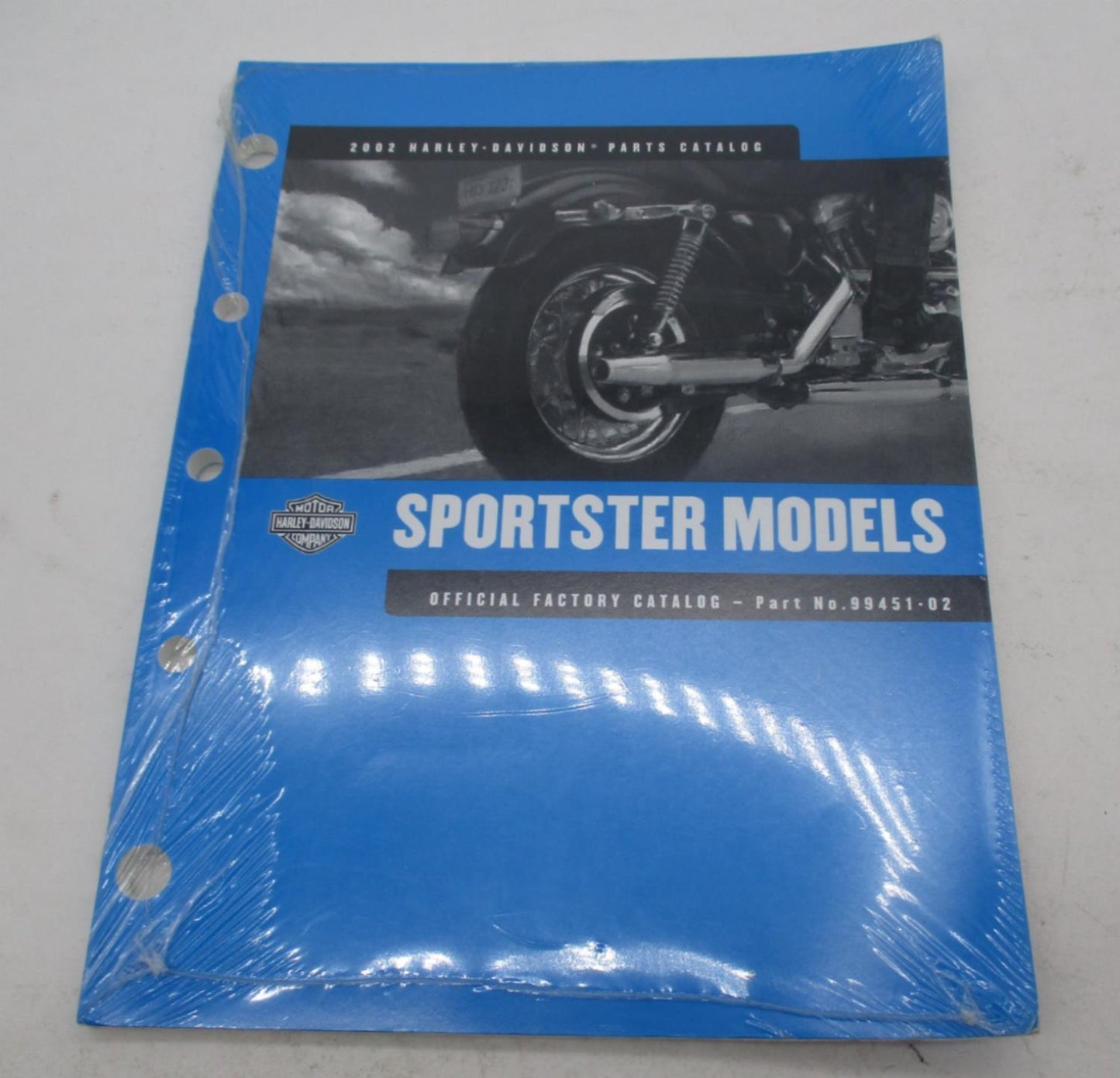 Harley Davidson Official Factory 2002 Sportster Model Parts Catalog 99451-02