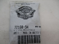 Lot of 6 Harley Davidson Genuine NOS 1-Pin Receptacles 72180-94