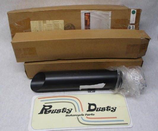 Harley Davidson Genuine NOS Slash Cut XL Black Exhaust Mufflers Kit 80306-99