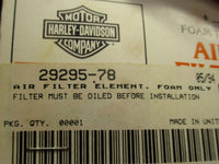 Genuine Harley Davidson NOS Air Cleaner Filter Element Foam Only 29295-78