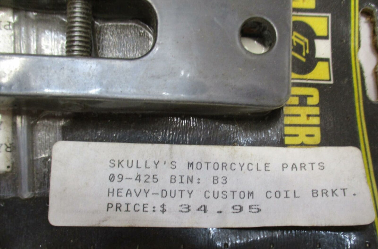 Harley Davidson Chrome Heavy Duty Custom Coil Bracket 09-425