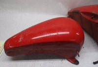 Harley Davidson Shovelhead Softail Split Bob Red Gas Fuel Tanks