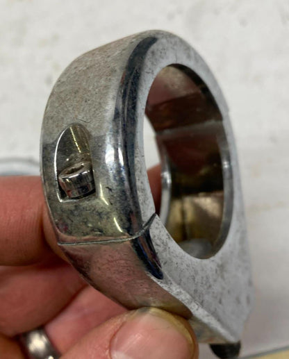 set of (2) Harley Windshield Mounting Clamps Brackets