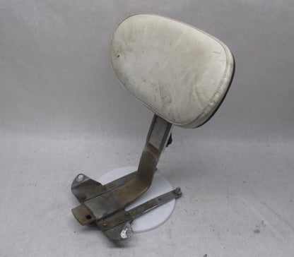 Harley Davidson Shovelhead Panhead White Adjustable Flex-A-Back Flex Backrest