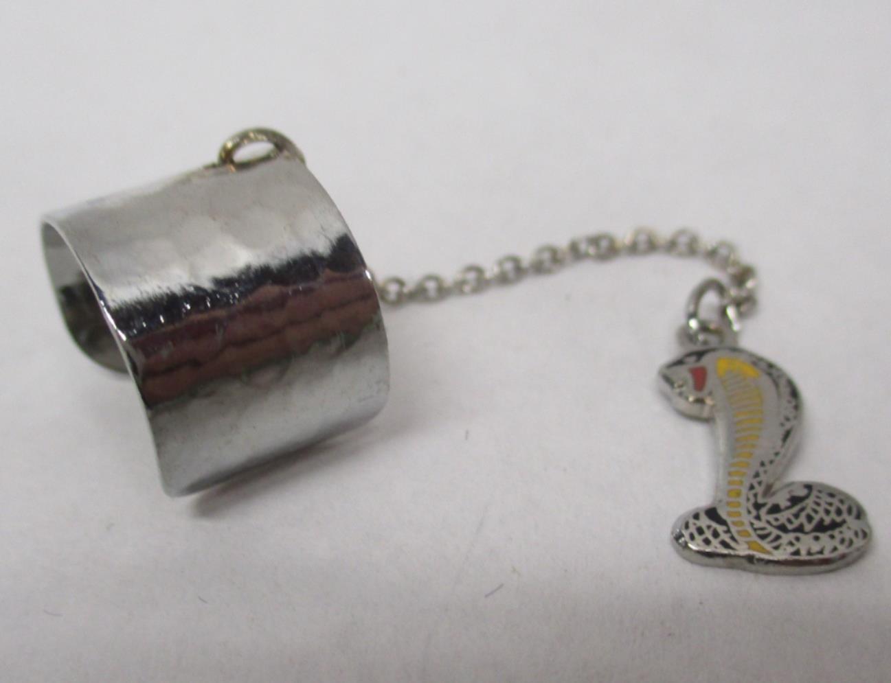 Cobra Snake Silver Dangle Pendant Charm Necklace Jewelry Shelby