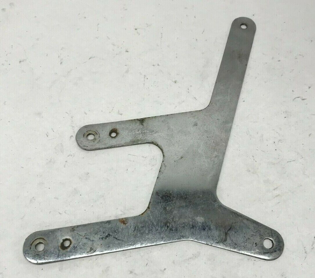Single 1968-77 Harley FLH Shovelhead Saddlebag Guard Mount Plate 90808-68