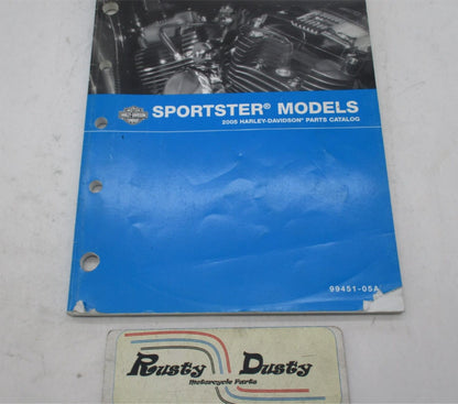 Harley Davidson Official Factory 2005 Sportster Parts Catalog 99451-05A
