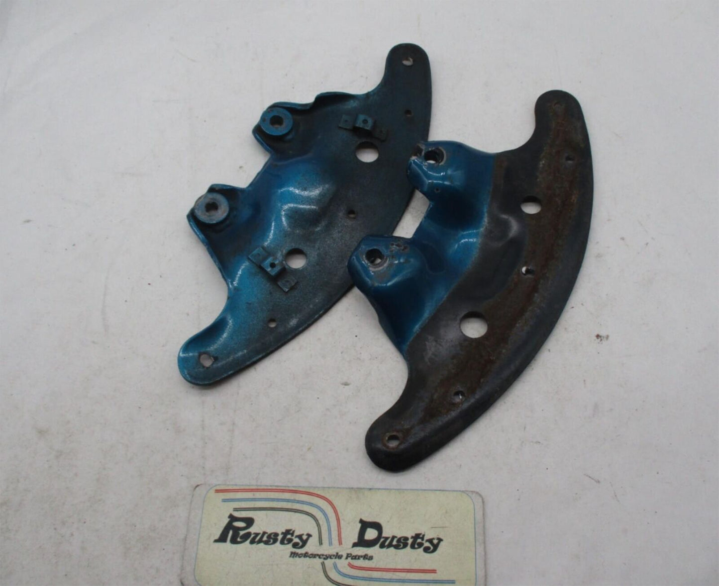 Pair of Harley Davidson FLH Shovelhead Front Fork Motorcycle Wind Deflector