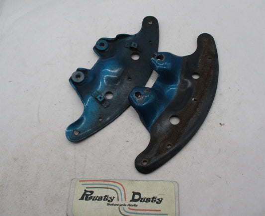 Pair of Harley Davidson FLH Shovelhead Front Fork Motorcycle Wind Deflector