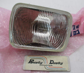 Vintage H4 Motorcycle Rectangular Halogen Headlight