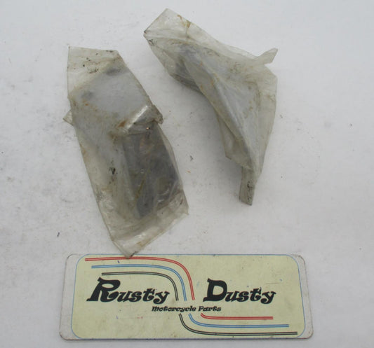 Set of 2 Harley Davidson FL Windshield Trim Deflector Plate Covers