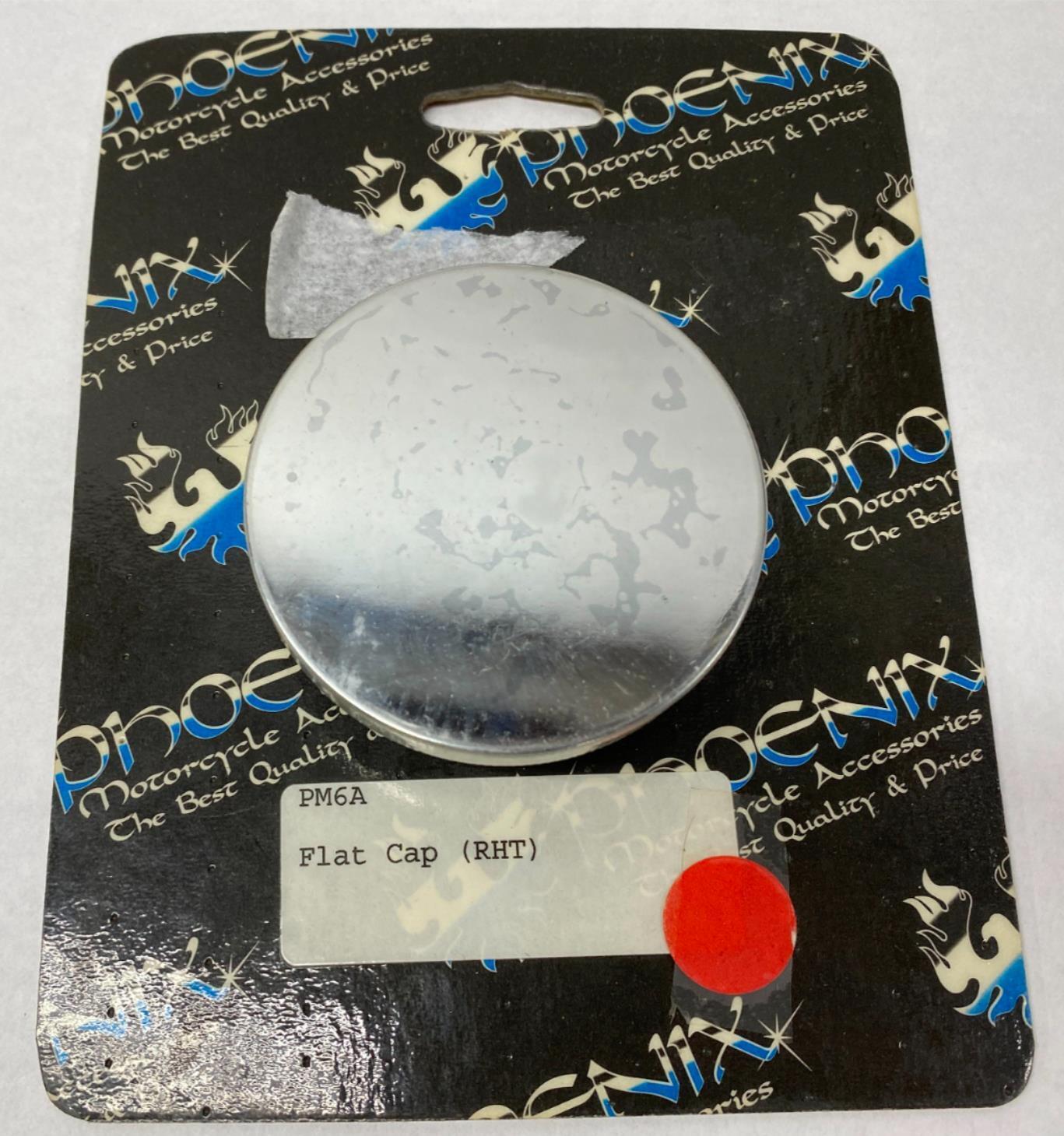 Phoenix Flat Gas Tank Cap Tank Cap Right Hand Harley Davidson