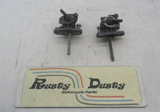 Pair of Yamaha Motorcycle Double Fat Bob Gas Tank Petcocks Valves