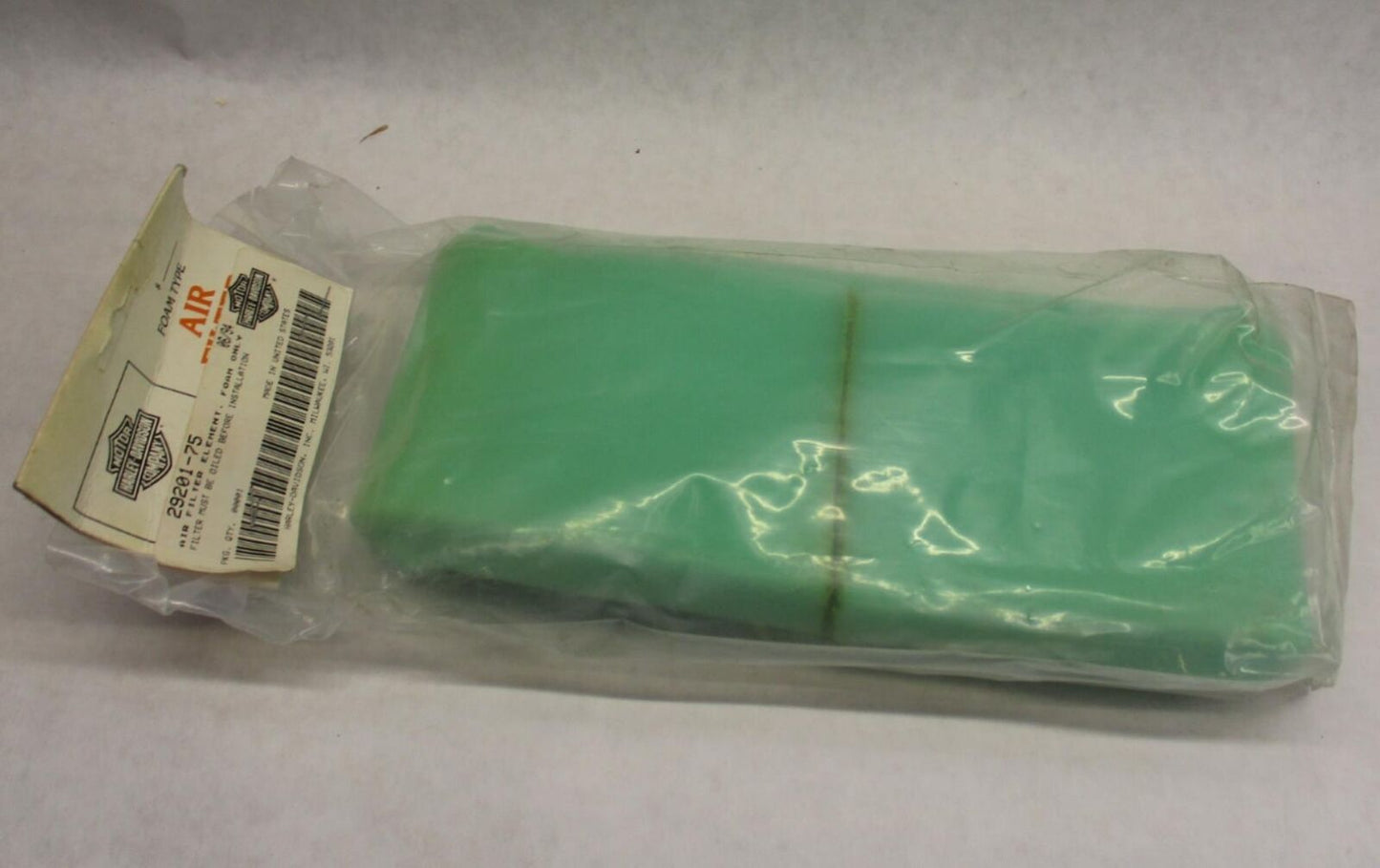 Genuine Harley Davidson NOS Air Cleaner Filter Element Foam Only 29201-75
