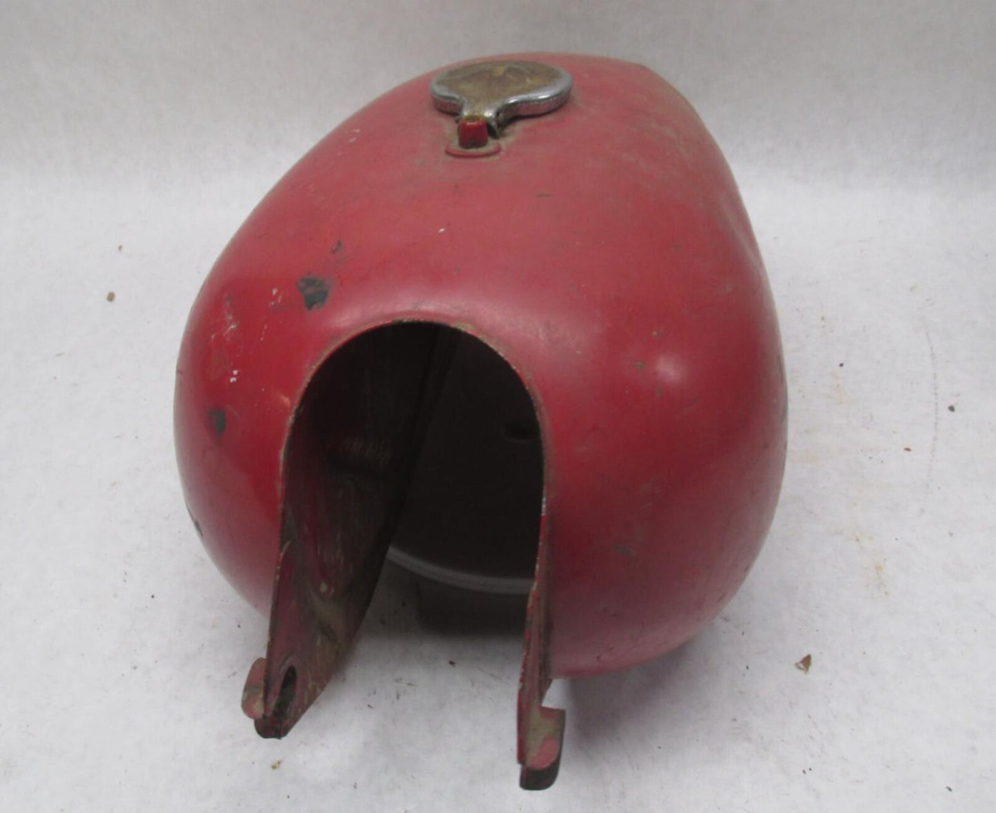 Vintage Original Paint Moto Guzzi Red RARE Gas Fuel Tank Unknown Model