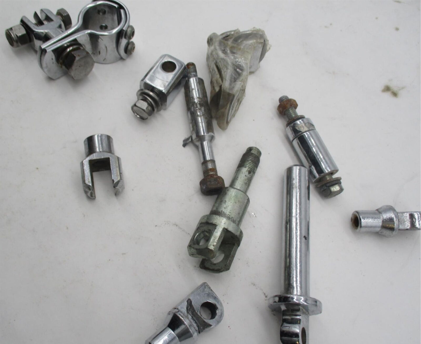 Lot of Harley Davidson Foot Peg Control Brackets Hardware Sportster Dyna Touring