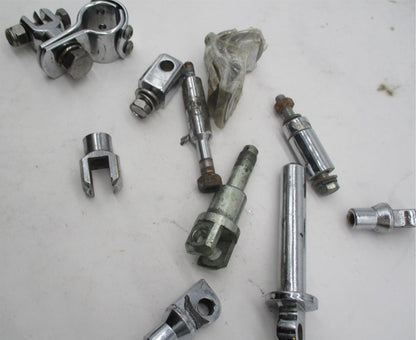 Lot of Harley Davidson Foot Peg Control Brackets Hardware Sportster Dyna Touring