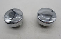 Harley Davidson Front Fork Tube Caps Covers Chrome 39mm