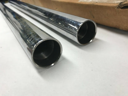 Custom Cycle T1341 41mm Show Chrome Fork Tubes - 32.25in.