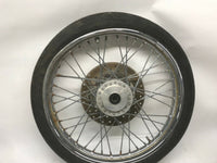 Harley Dyna 21in Front Wheel Rim T21-2.15 TLA w/ Tire & Rotor 44138-95  **BENT**