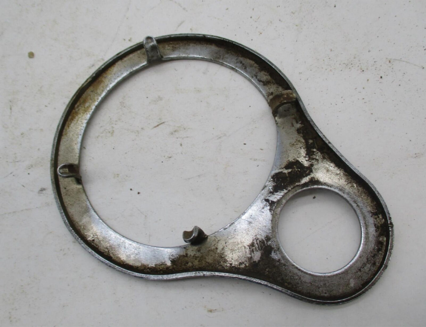 Vintage Motorcycle CZ Montessa Ducati Guzzi Single Gauge Mounting Bracket 3.5"