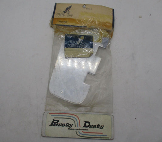 Add On 84-87 Honda Goldwing Chrome Passenger Floorboard Backing Plates 393-544