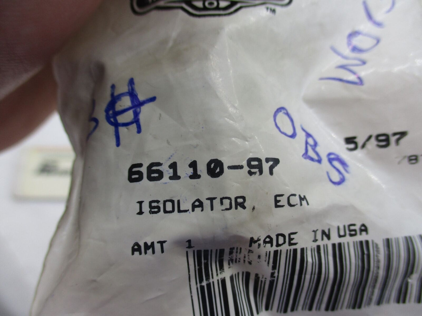 Harley Davidson Genuine NOS Isolator ECM 66110-97