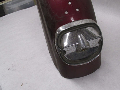 Harley Davidson Genuine Shovelhead Maroon 7" Rear Fender w/ Guide 97 Light