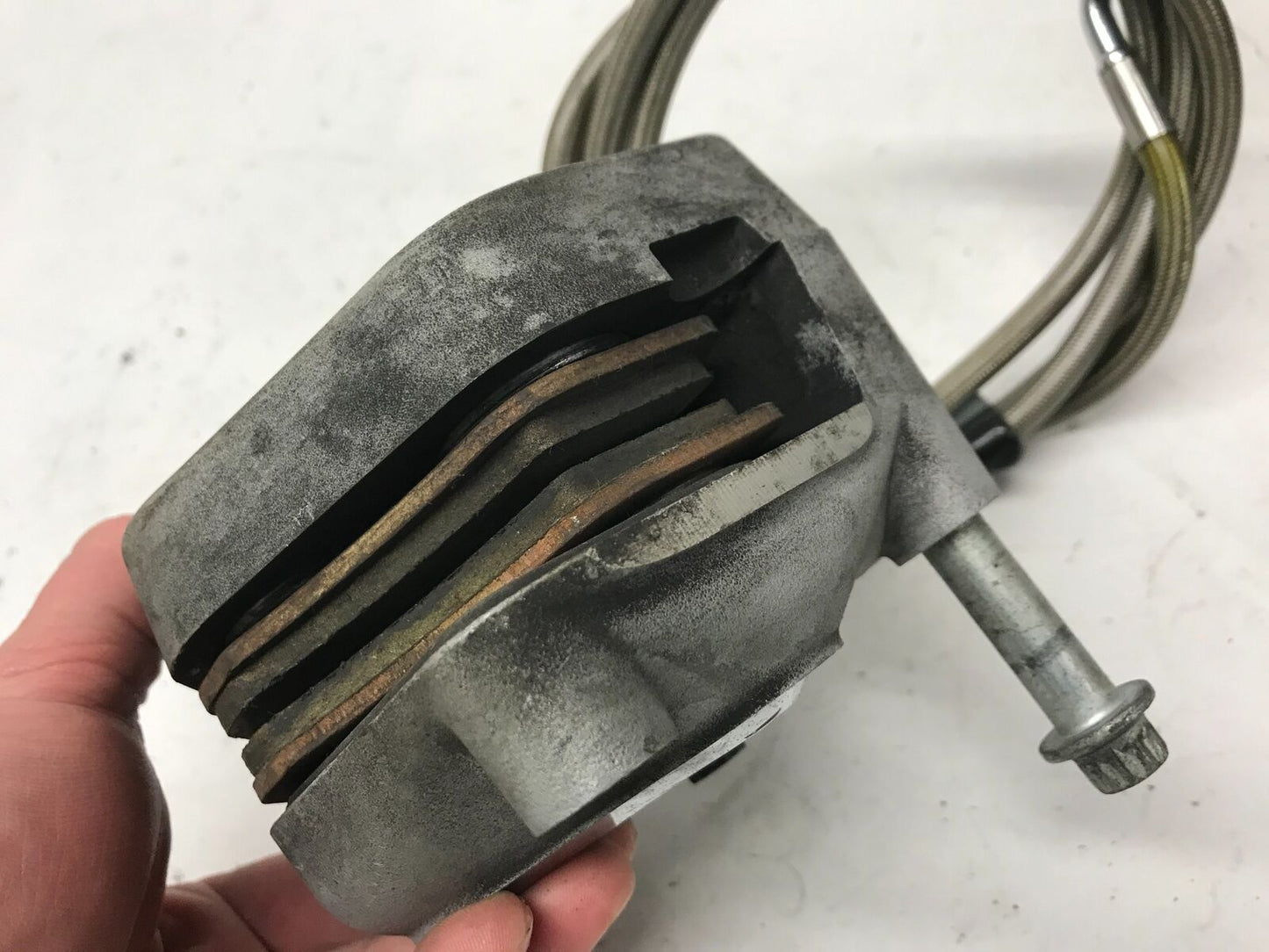 Harley Davidson Silver Road King Touring Front Brake Caliper & Brake line