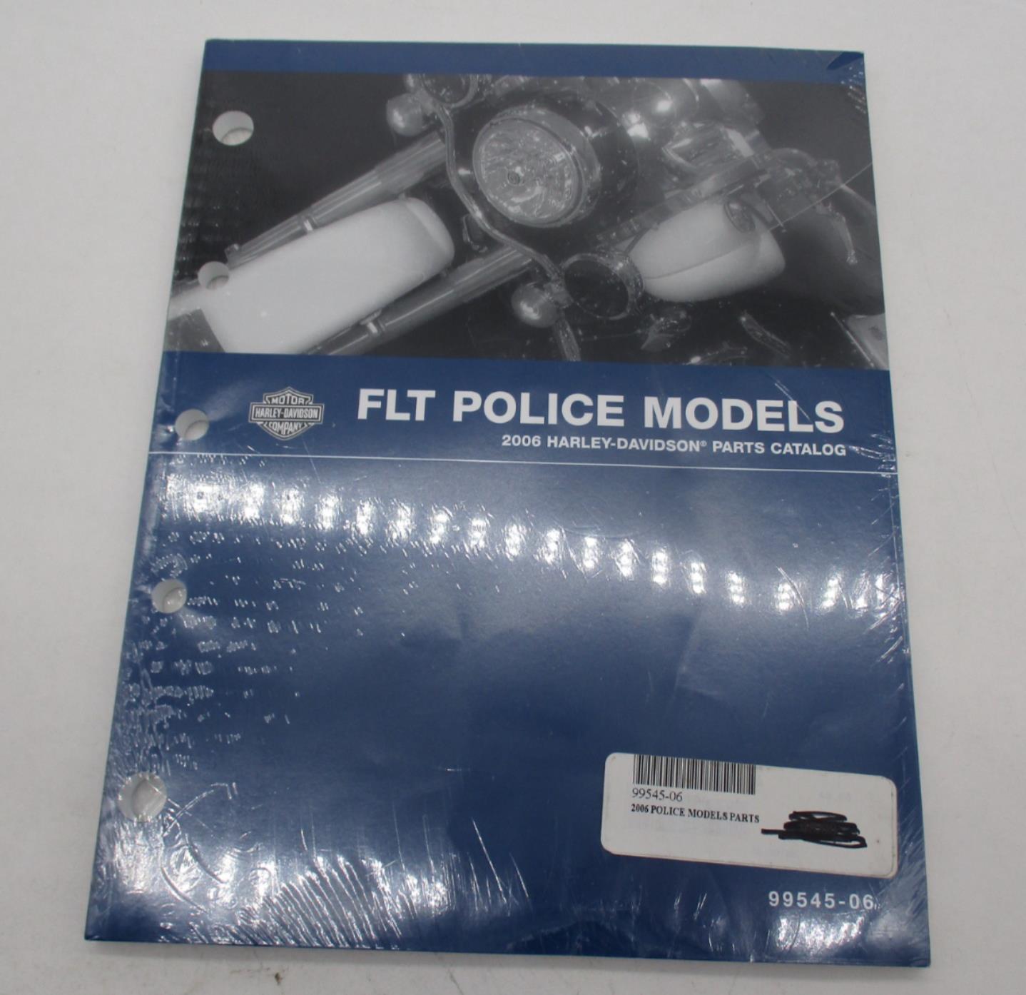 Harley Davidson Official Factory 2006 FLT Police Models Parts Catalog 99545-06