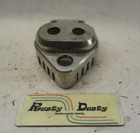 Harley Davidson Aluminum Slotted Handlebar Riser Mount Cover Custom Electra