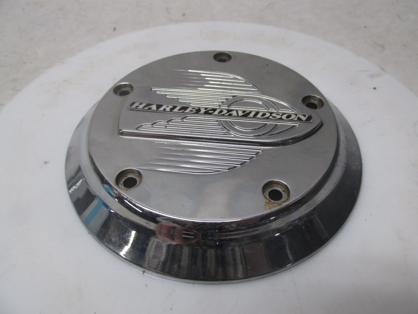 Harley Davidson FLSTS Heritage Springer Flying Wheel Air Cleaner Cover Insert