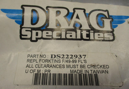 Drag specialties Harley Davidon Fork Tins Replacement 49-99 FL DS-222937