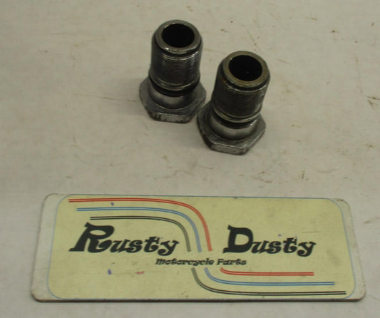 Harley Davidson Chrome Front Fork Top Caps Nuts