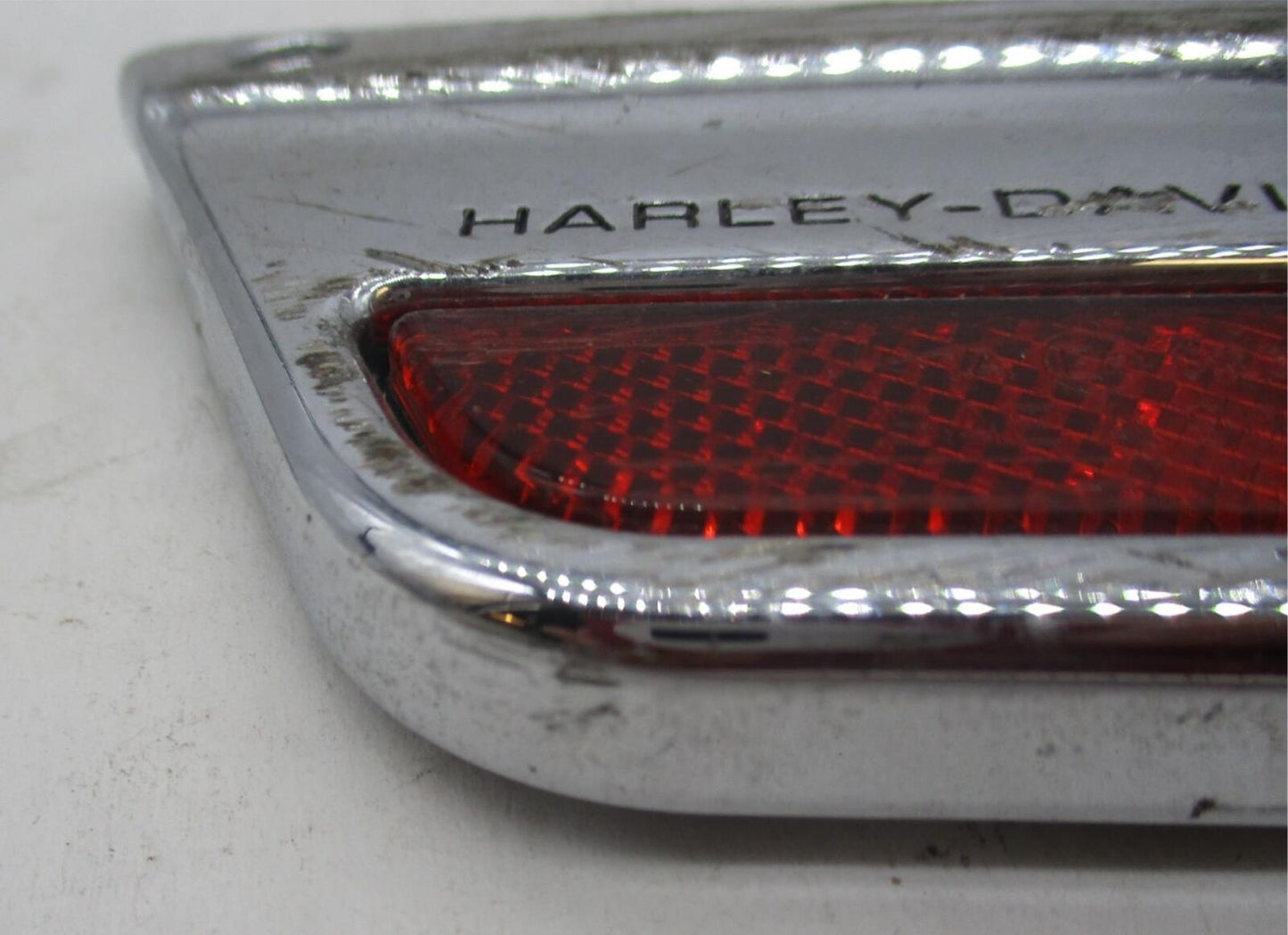 Harley Davidson Genuine Left Chrome Saddlebag Latch Hinge Face Plate 90603-93A