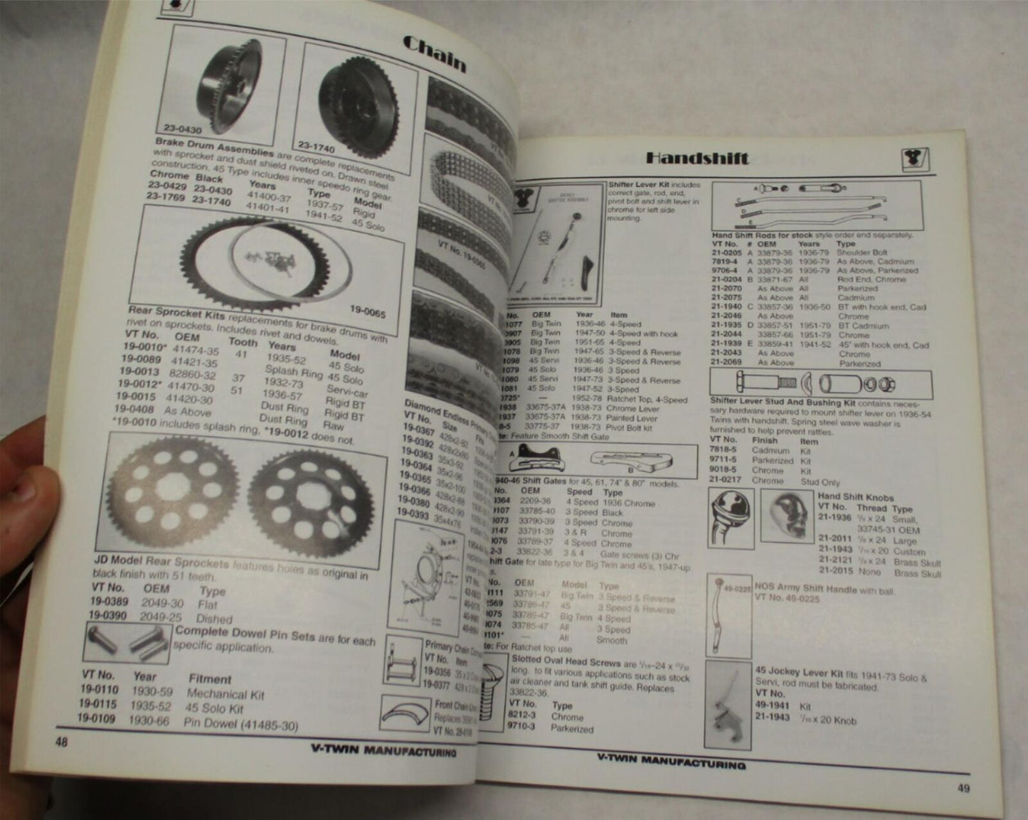 2002 V-Twin Knucklehead & Flathead Restoration Product Reference Guide